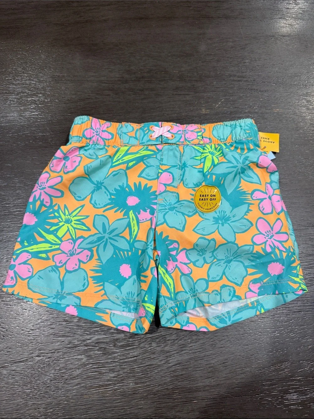 Pack 2 Swim Shorts Blue & Orange Floral - Cat & Jack